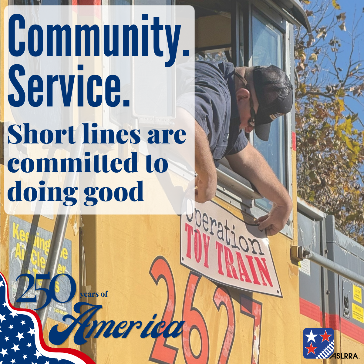 Community Service America 250 Graphic