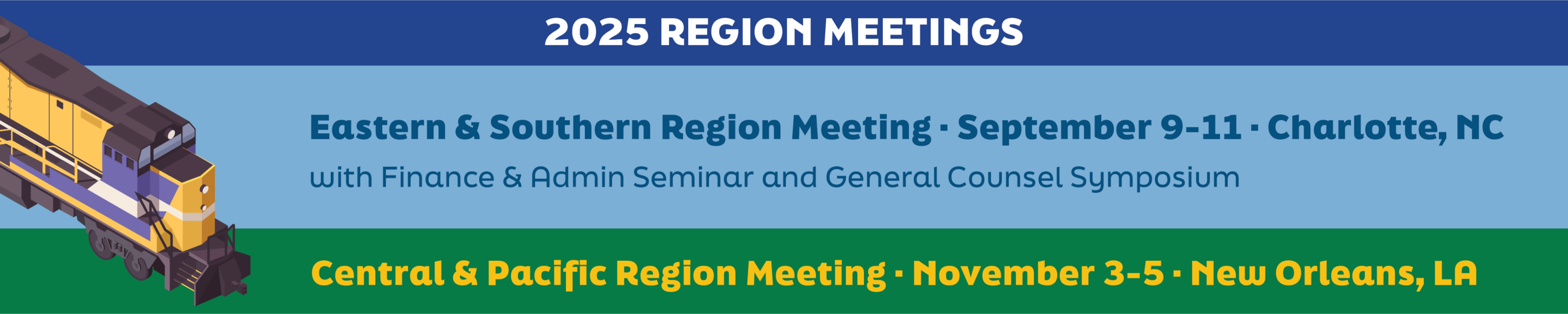 ASLRRA 2025 regional meeting dates