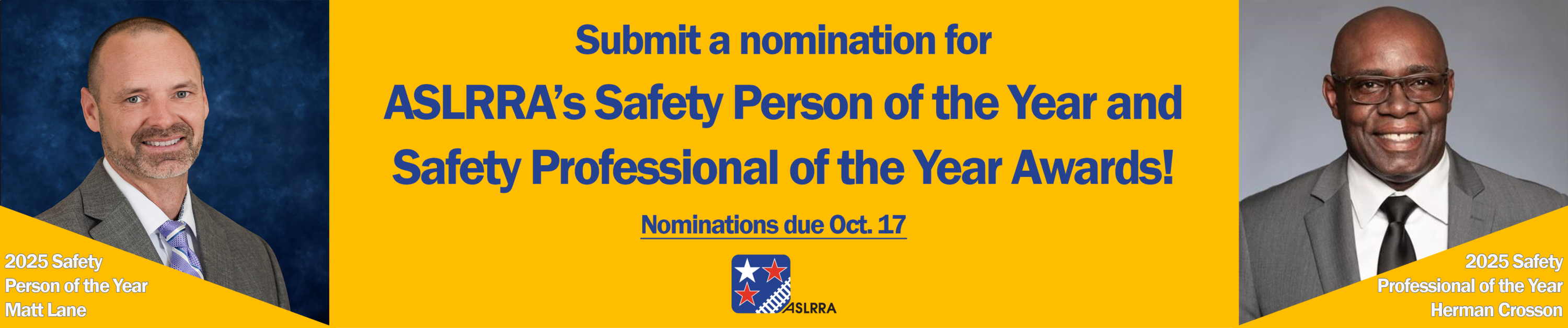 Safety award nomination ad