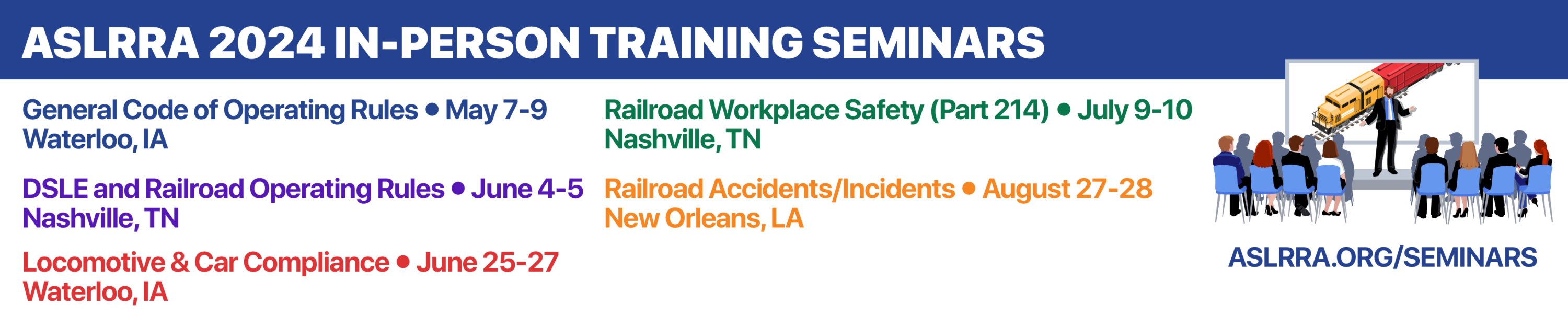 ASLRRA 2024 Training Seminars