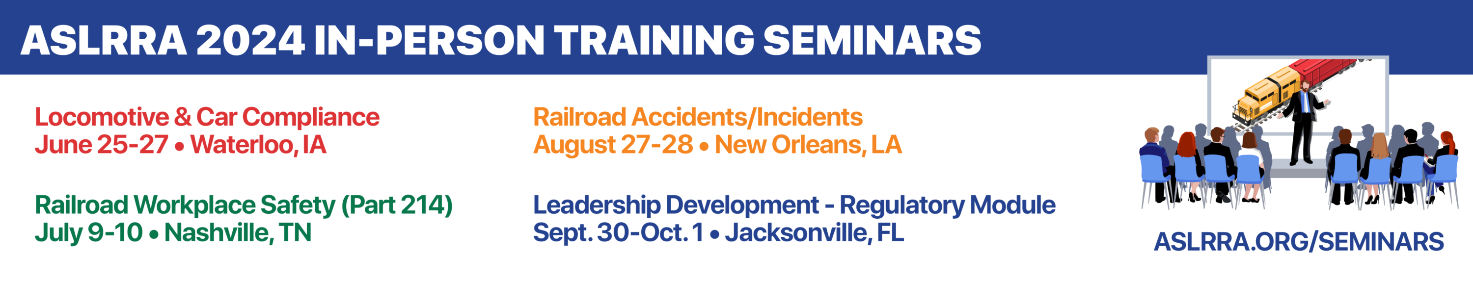 ASLRRA Trainnig Seminars