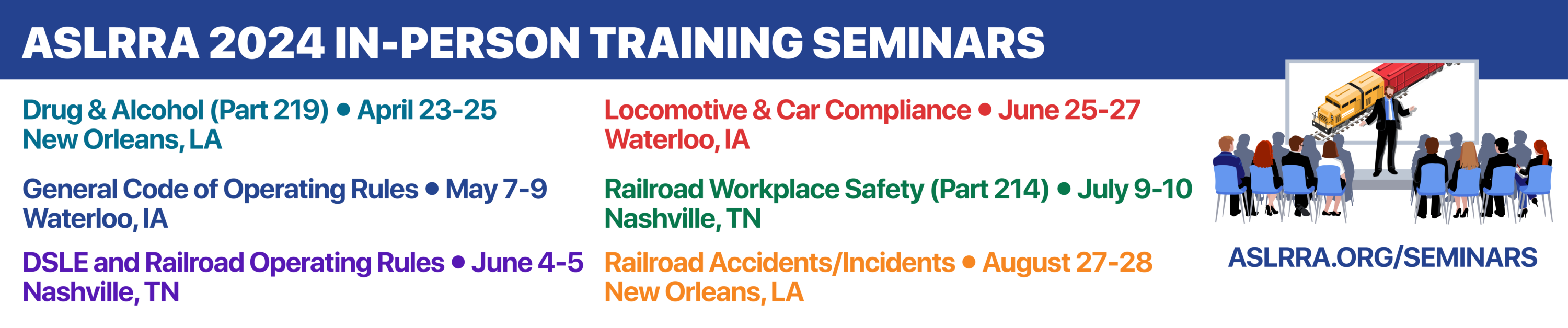 ASLRRA 2024 Training Seminars