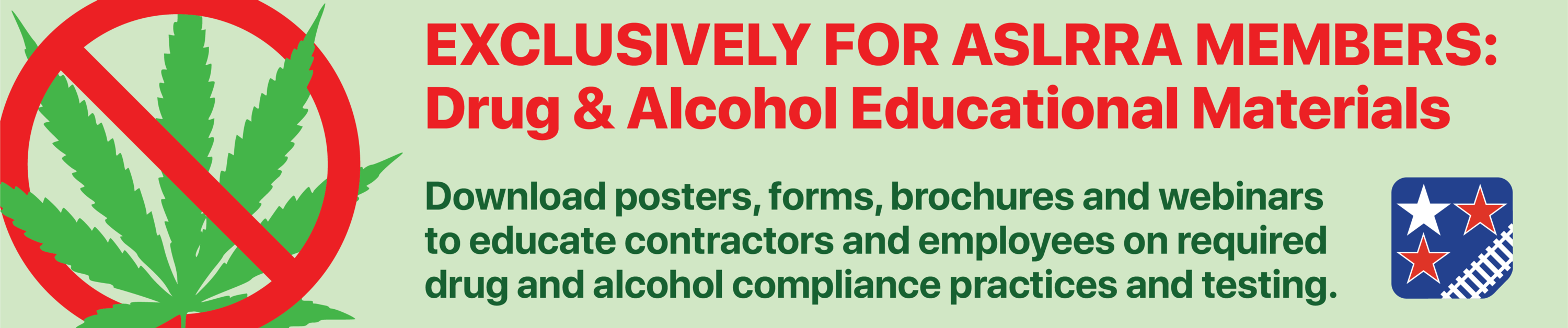 ASLRRA Drug and Alcohol Educational Resources