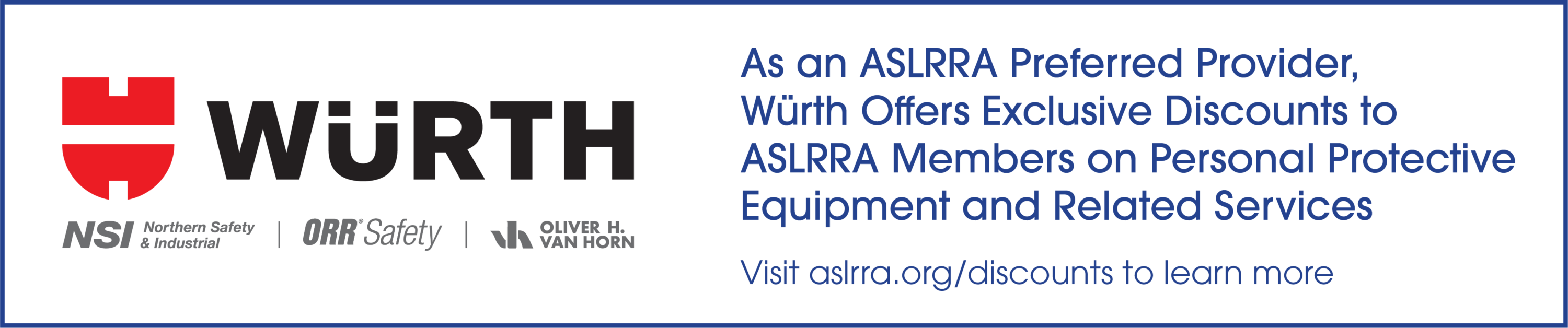 ASLRRA Wurth Preferred Provider