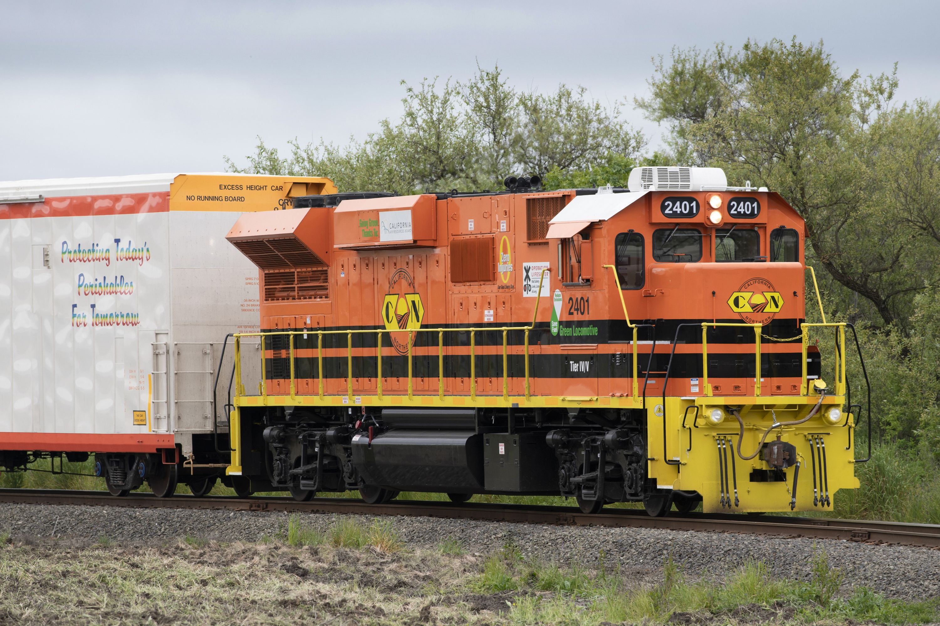 California Northern tier 4 locomotive