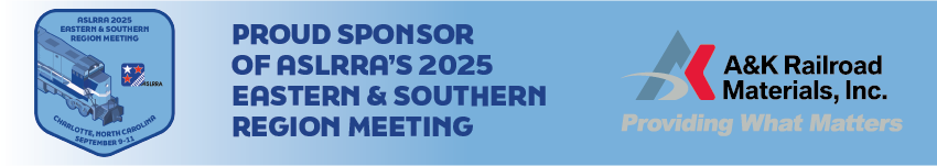 EASSOU region meeting sponsor ad AK Railroad Materials
