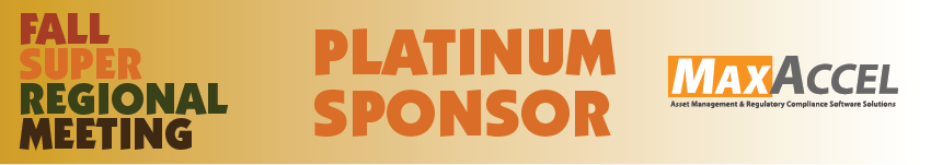 MaxAccel Fall Super Regional Meeting Platinum Sponsor Ad