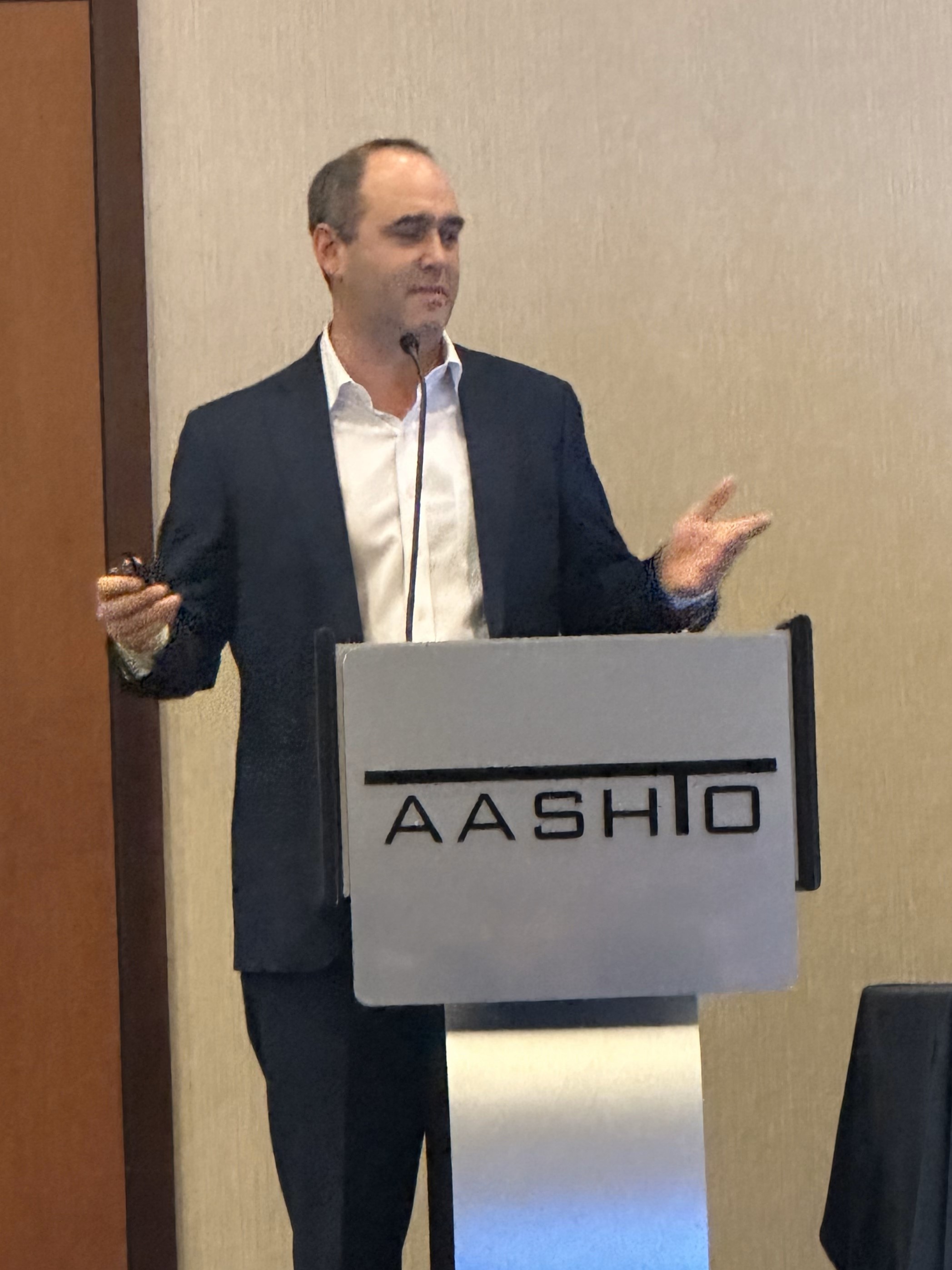 Chuck Baker at AASHTO CORT