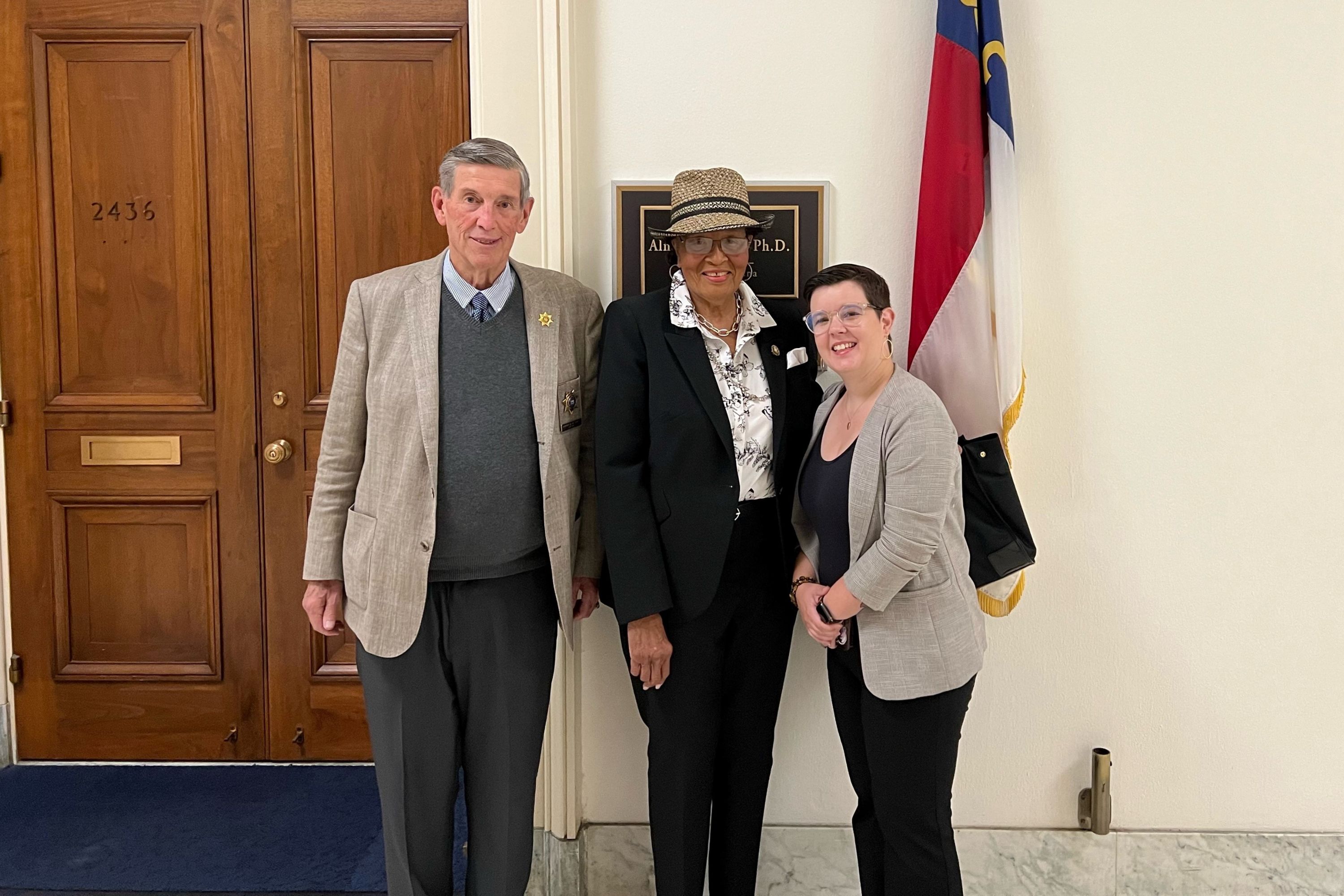 Gitchell with Rep Adams and Sheriff Smith